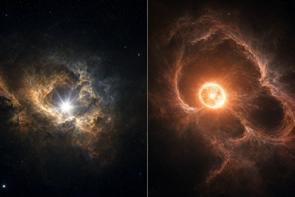 Cómo nacen y mueren las estrellas según su masa