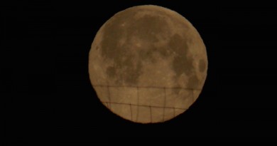 La Luna desde Sajonia, Alemania
