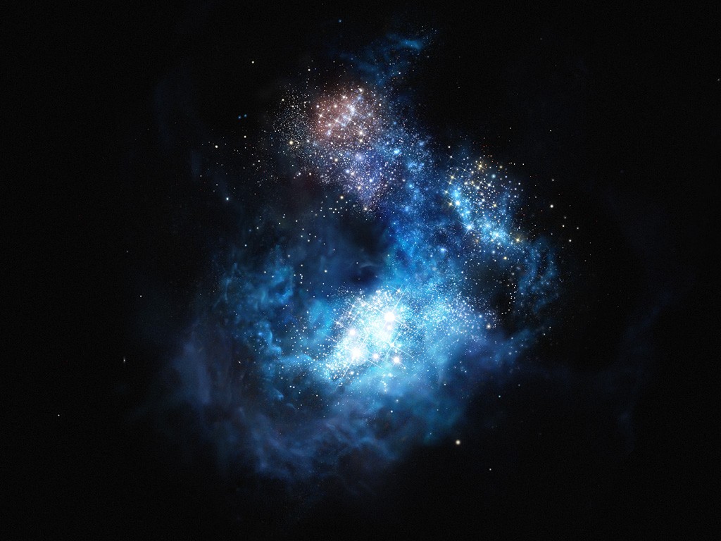 Descubren a la galaxia más brillante del Universo temprano