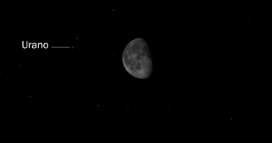 La conjunción de la Luna y Urano será visible la madrugada del 5 de agosto