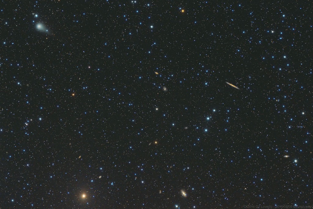 El Cometa C/2014 Q2 Lovejoy desde Nuevo México, EE. UU.