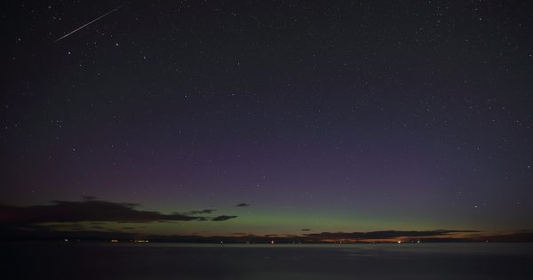 Auroras boreales y una perseida desde Escocia