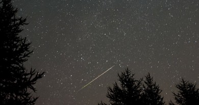 Una perseida desde el Passo del Vivione, Italia