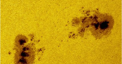 La región activa 2403 desde las islas Caimán