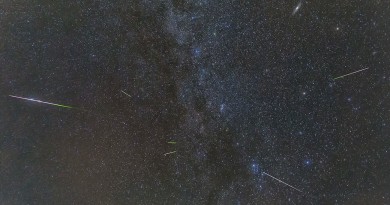 Perseidas, la Vía Láctea y la Galaxia de Andrómeda desde el Reino Unido