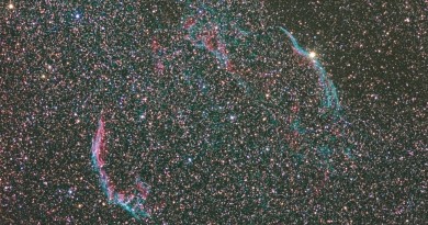 Imagen de la Nebulosa del Velo desde Rumanía