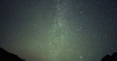Foto de perseidas desde el Piamonte (Italia)
