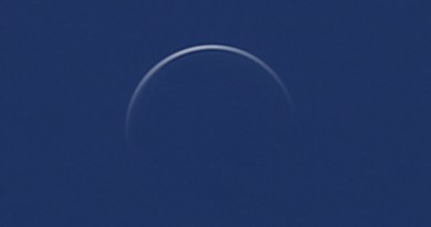 Foto de Venus antes de la conjunción inferior con el Sol