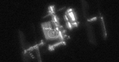 La Estación Espacial Internacional desde Países Bajos