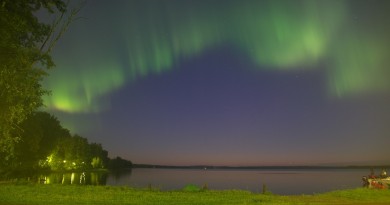 Auroras boreales desde Finlandia