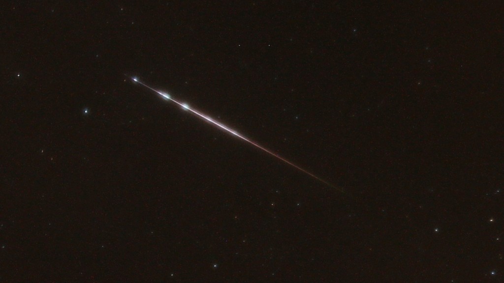 Foto de una perseida desde Florida