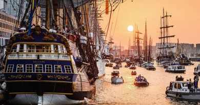 El atardecer en Amsterdam, Países Bajos