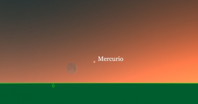 Esta noche se podrá ver la conjunción de la Luna y Mercurio