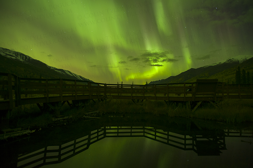 Auroras boreales desde Alaska