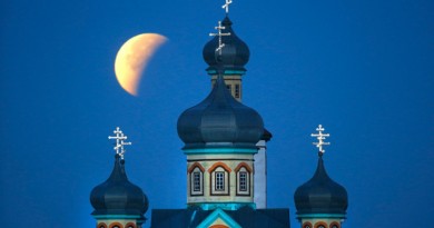 El eclipse total de Luna desde Bielorrusia