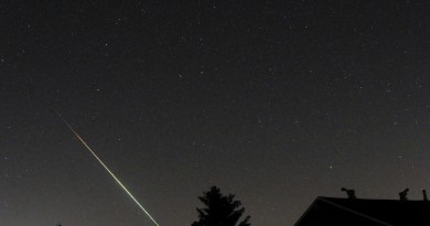 Un meteoro desde Illinois, Estados Unidos