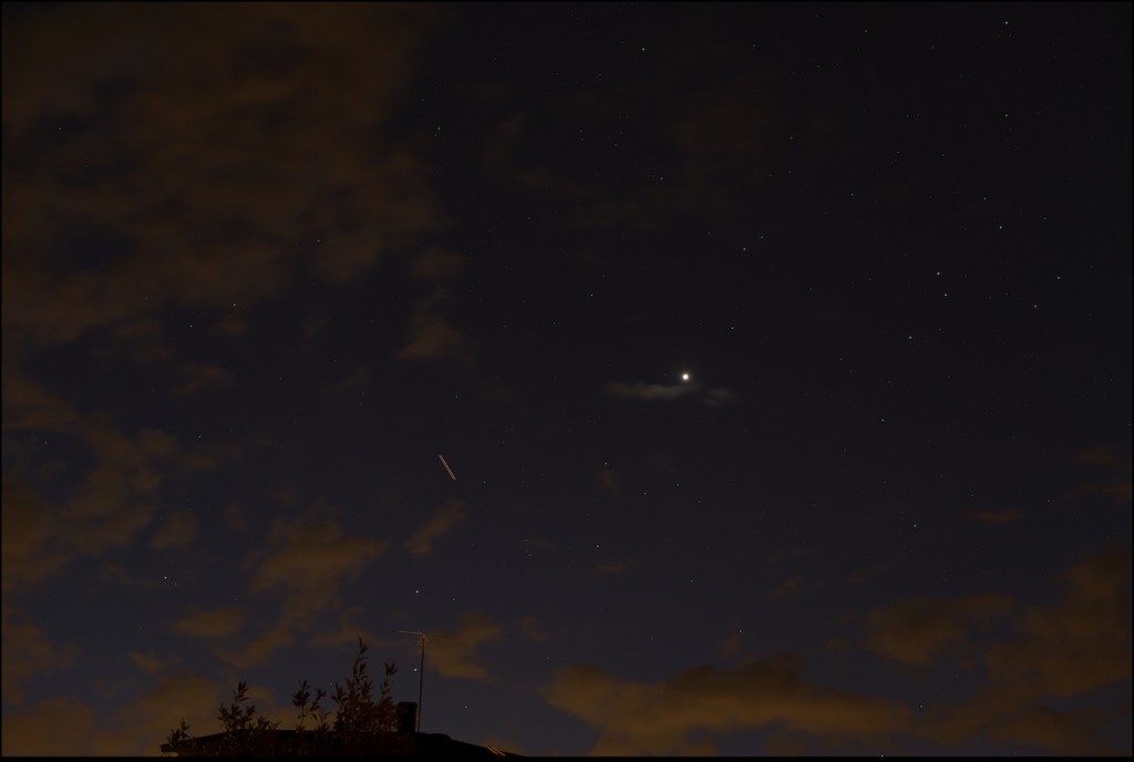 Venus antes del amanecer desde Ohio, Estados Unidos