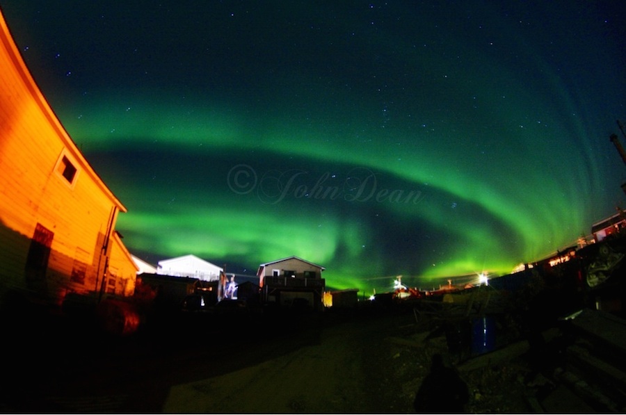 Auroras boreales desde Nome, Alaska