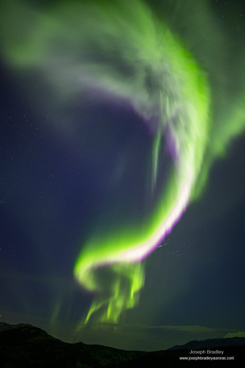 Auroras boreales desde el Yukón, Canadá