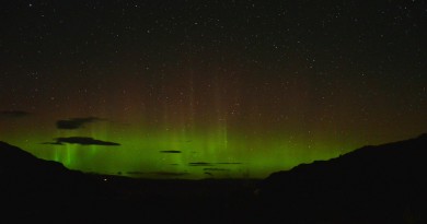 Auroras boreales desde el sur de Noruega