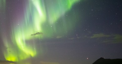 Auroras boreales desde Noruega