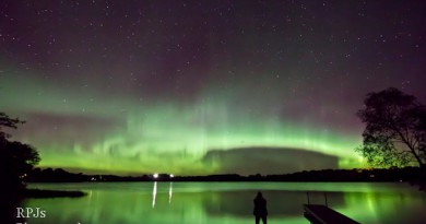 Auroras boreales desde Minnesota, Estados Unidos
