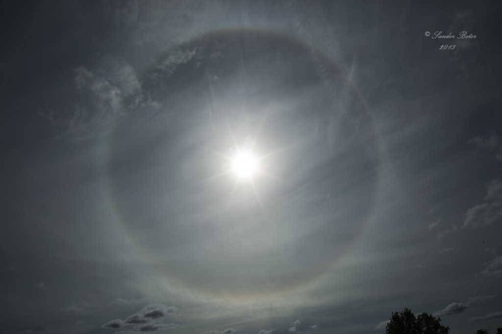 Halo solar desde Suecia
