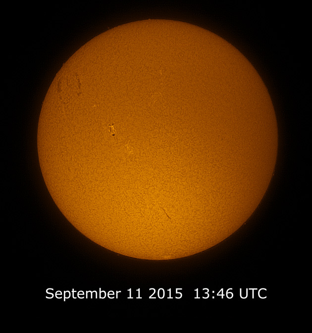 El Sol desde Quebec, Canadá