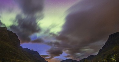 Auroras boreales desde Noruega