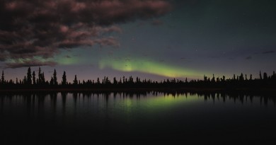 Auroras boreales desde Alaska