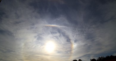 Halo solar desde Suecia