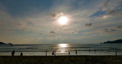 El Sol y un parhelio desde Tailandia