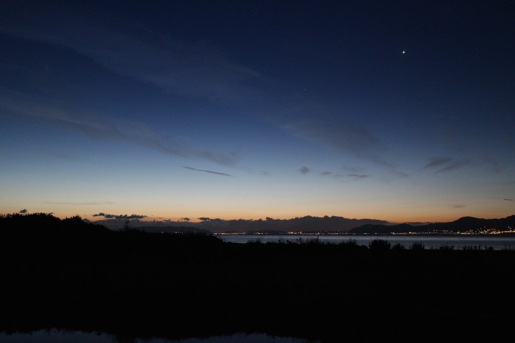 Venus al amanecer desde la Isla de Anglesey (Gales)