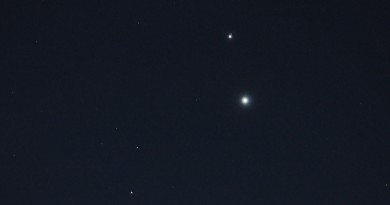 Júpiter, Venus y Marte desde Alemania
