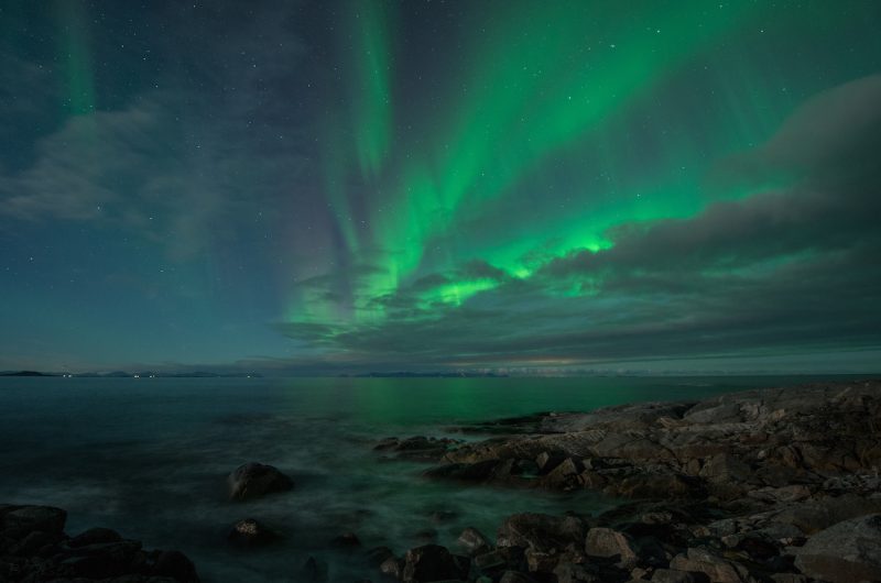 Auroras boreales desde Senja, Noruega