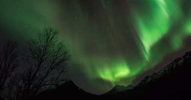 Auroras boreales desde Troms, Noruega