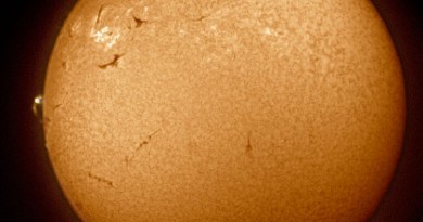El Sol y la región activa 2434 desde Australia