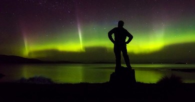 Auroras australes desde Tasmania
