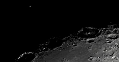 Aldebarán y la Luna desde Rumanía