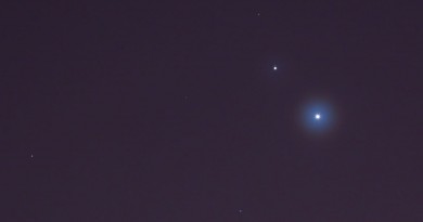 Júpiter, Venus y Marte desde Baréin