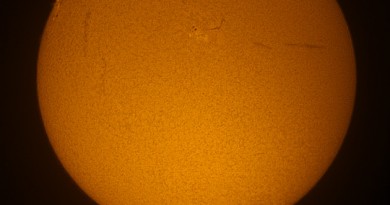 Foto del Sol desde Quebec, Canadá