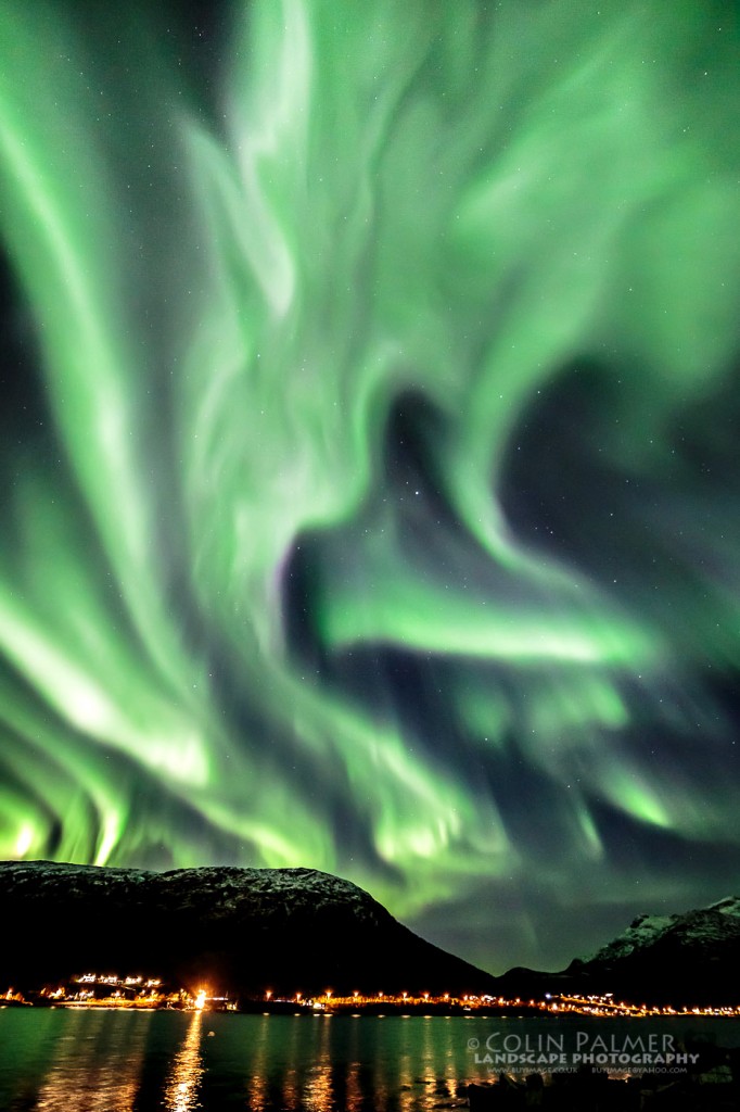 Auroras boreales desde Tromsø, Noruega