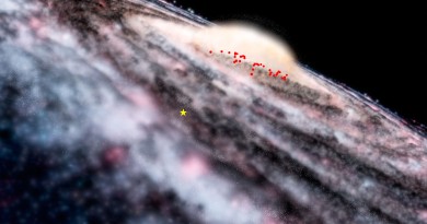 Descubren un disco de estrellas jóvenes en el centro de la Vía Láctea