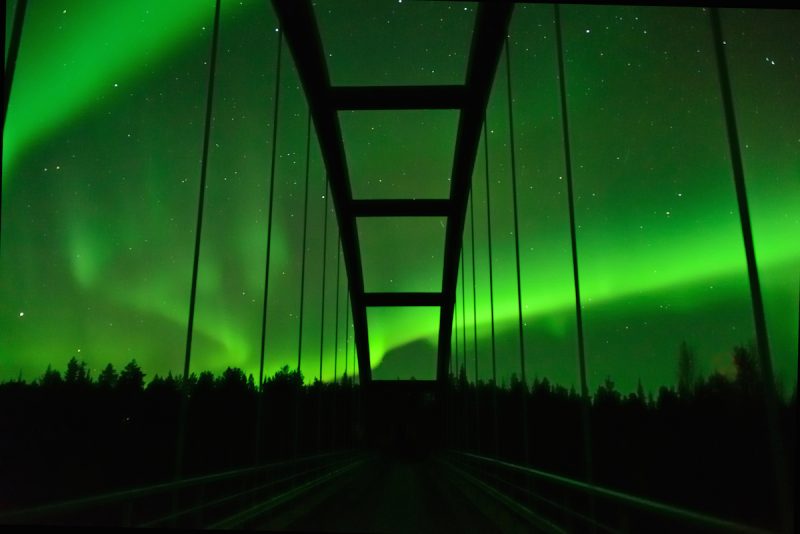 Auroras boreales desde Suecia
