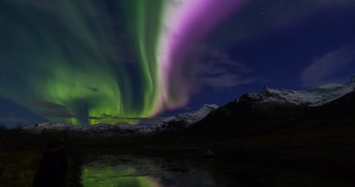Auroras boreales desde Tromsø, Noruega