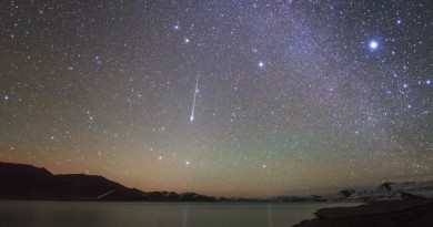 La Vía Láctea, una Táurida y Sirius desde el Tíbet