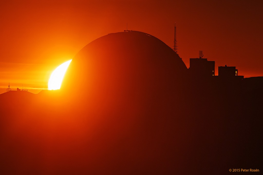 La salida del Sol en Estocolmo, Suecia