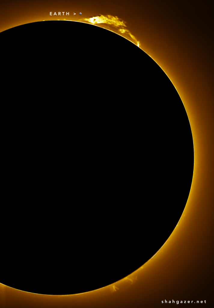 El Sol y una prominencia desde Malasia