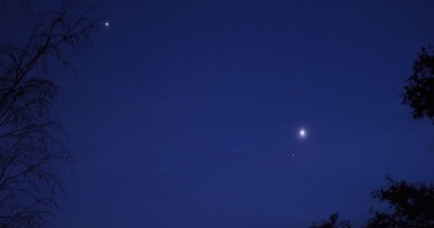 Foto de la conjunción de Marte y Venus desde Australia