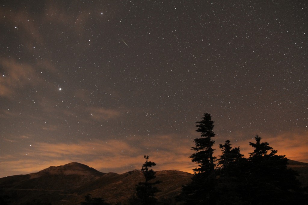 Foto de una leónida desde Turquía